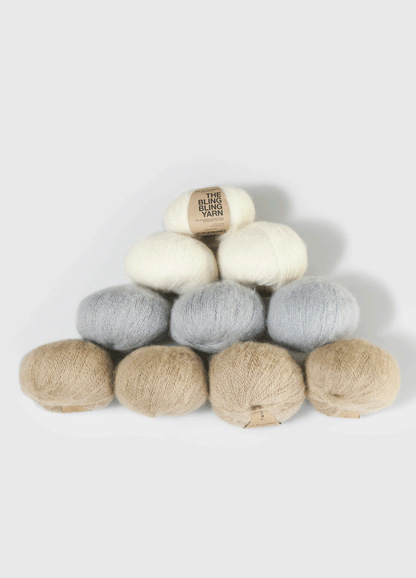 Pack de 10 Ovillos de Bling Bling Yarn