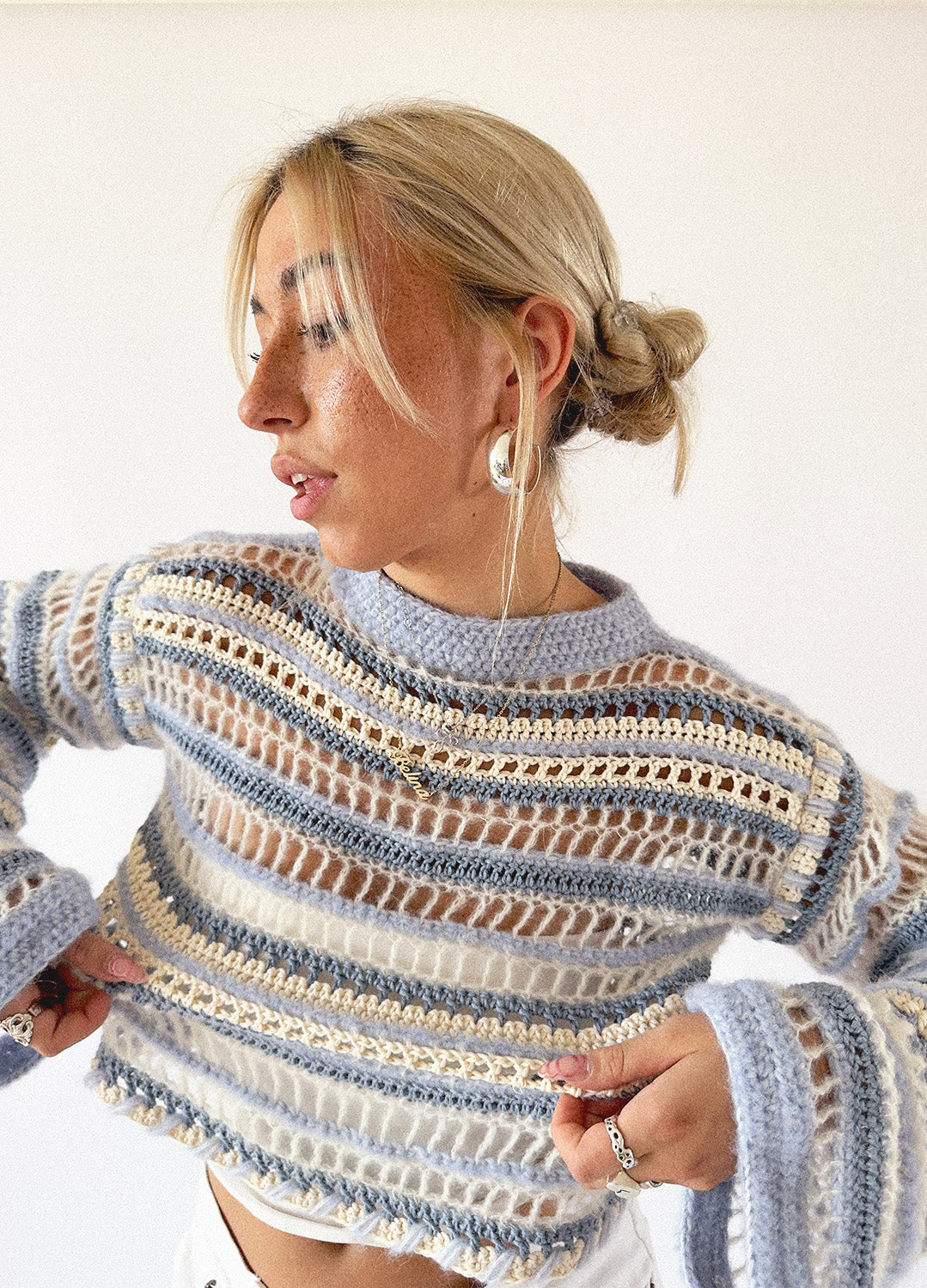 Mesh Sweater Pattern x @Belinalilly
