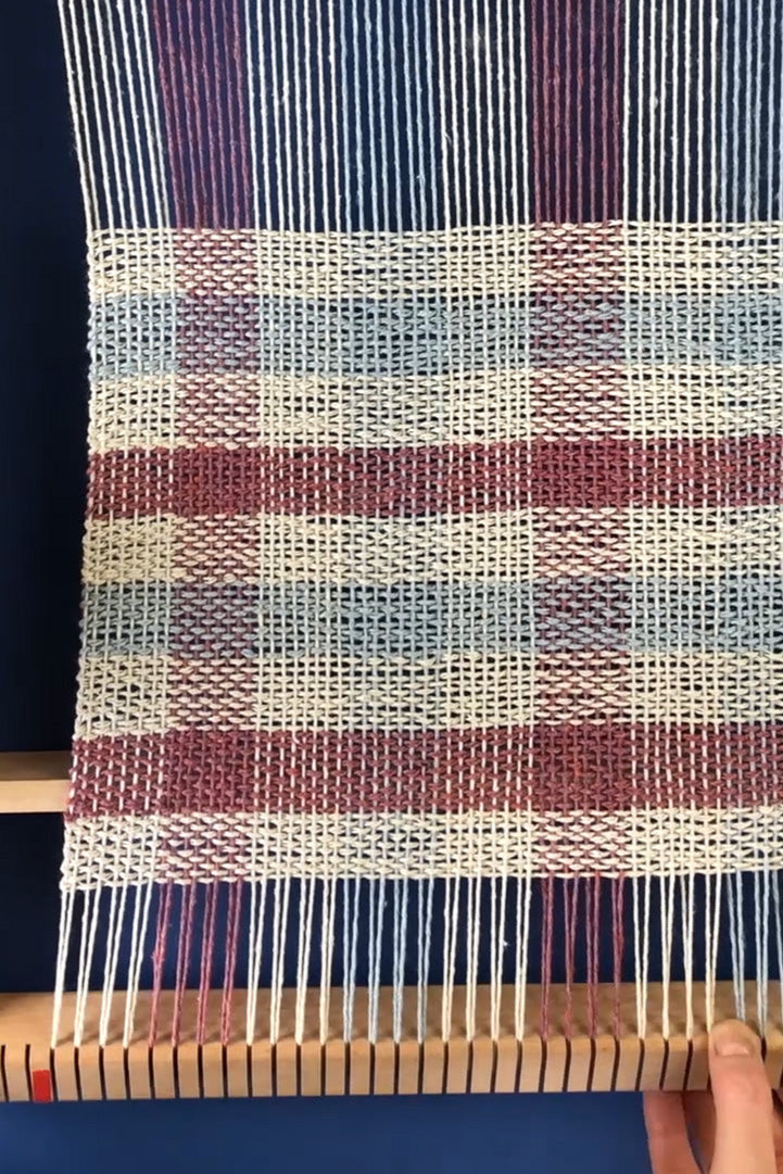 Tea Towel Weaving Kit - Supplies &amp; loom with Pattern - x Studio Stiller - Coming Soon