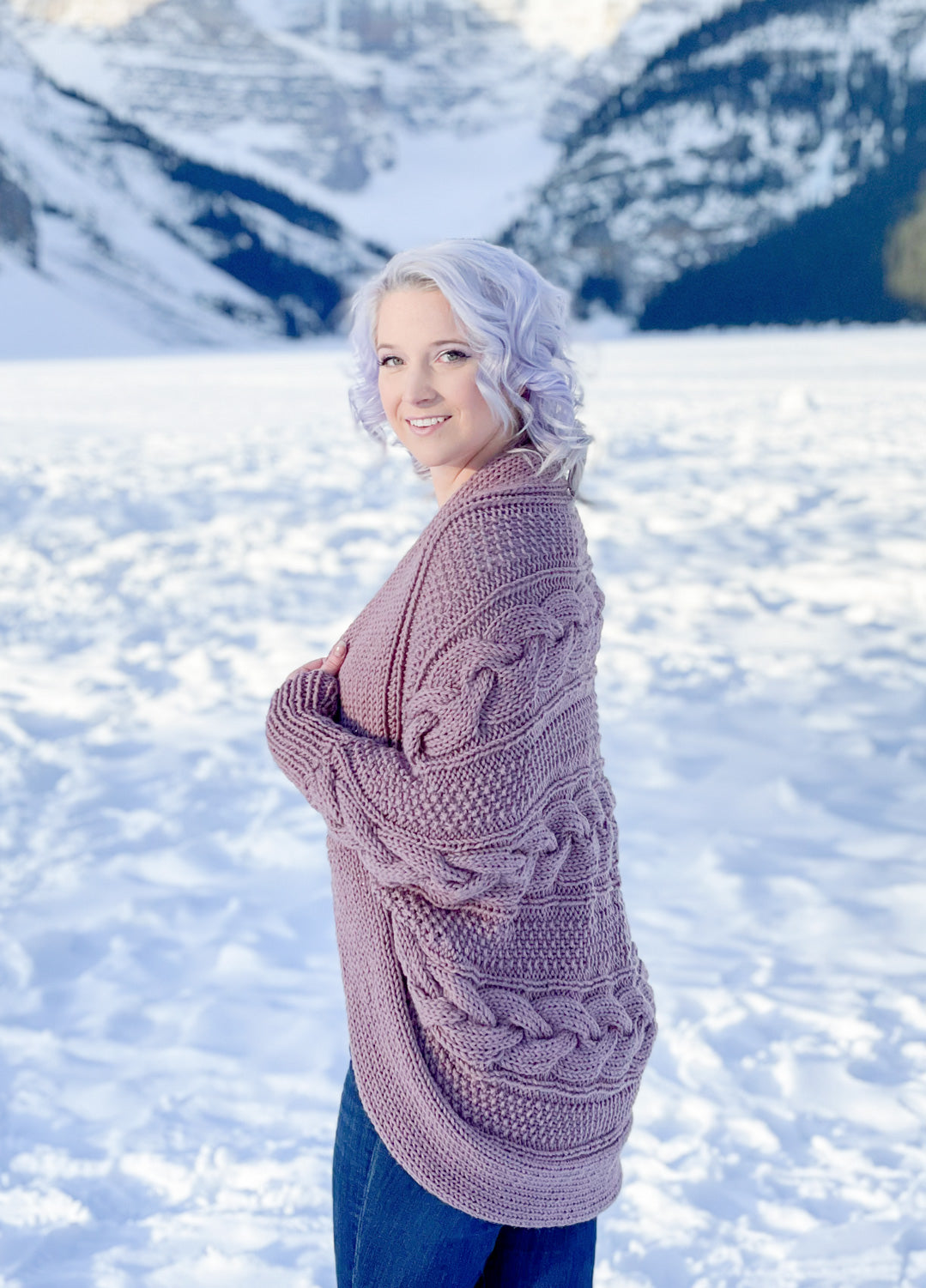 Cable Crush Cardigan x @knitatude Kit – We Are Knitters