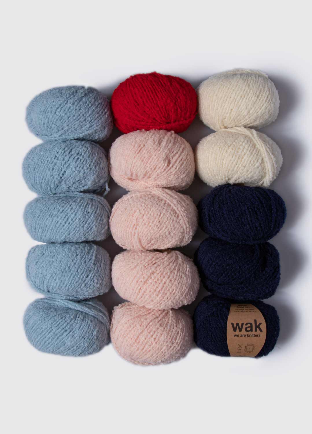 Pack de 15 Ovillos de Boucle Cloud Yarn