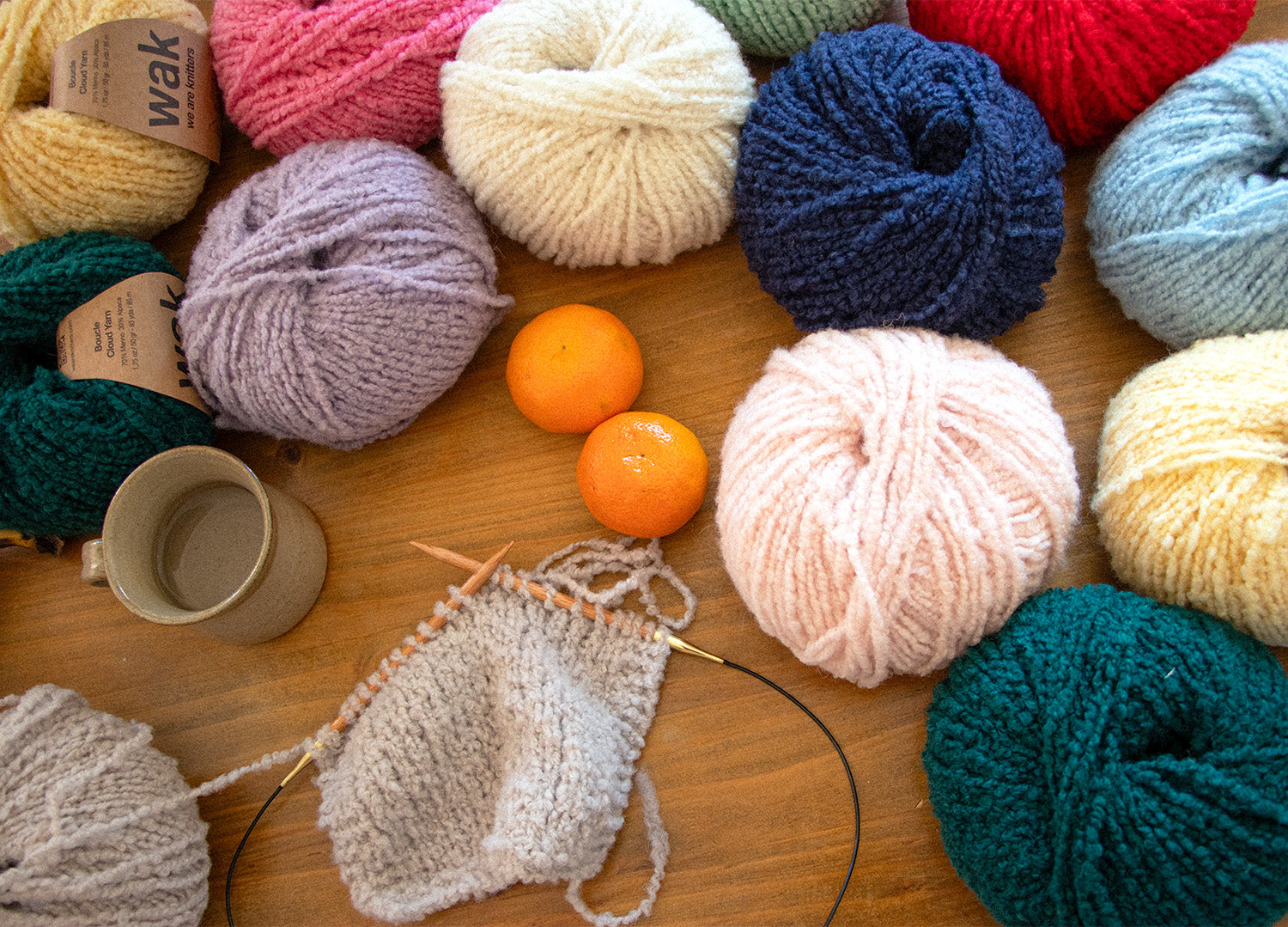 Pack de 5 Ovillos de Boucle Cloud Yarn